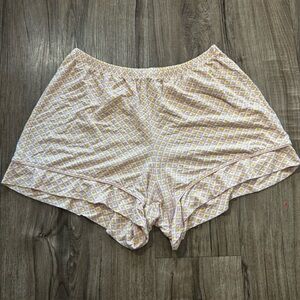 Eberjay pajama bottoms shorts size  Small pink yellow